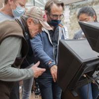 Backstage du film de Claude Lelouch 